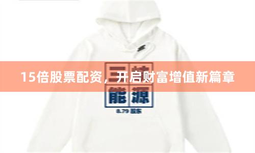 15倍股票配资，开启财富增值新篇章