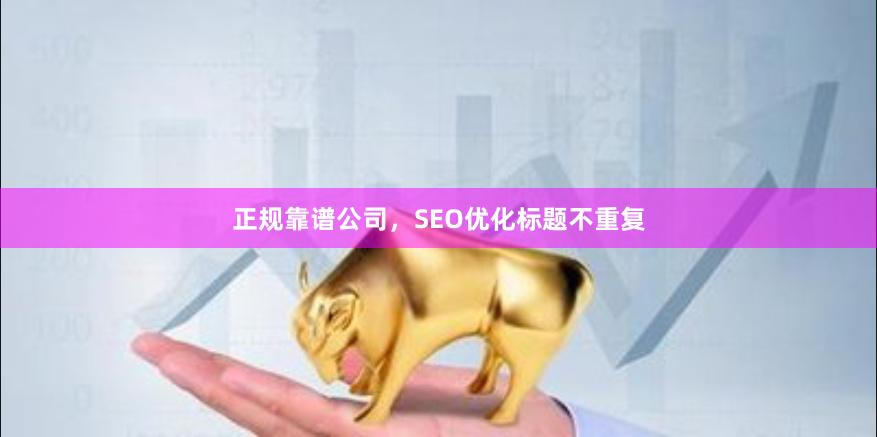 正规靠谱公司,SEO优化标题不重复